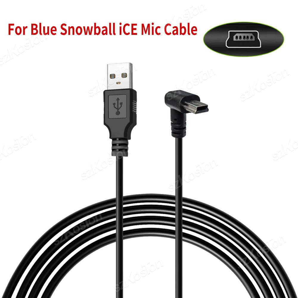 สายไมโครโฟน เข้ากันได้กับ Yeti และ Snowball iCE Recording Mic USB 1.5m สายไฟทดแทน - 9.8FT