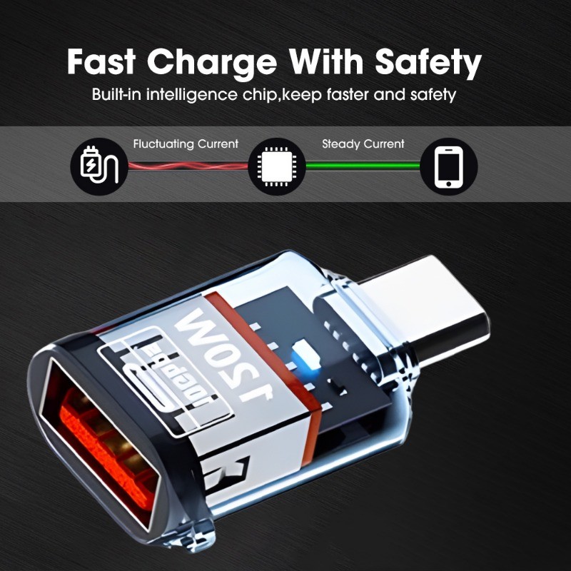 [ แนะนํา] อะแดปเตอร์ชาร์จเร็ว 120W - ตัวแปลง Type-C เป็น USB 3.2 - USB A Adaptador - ขั้วต่อการส่งข้อมูลความเร็วสูง - สําหรับแท็บเล็ตโน้ตบุ๊ก - รูปที่ 4