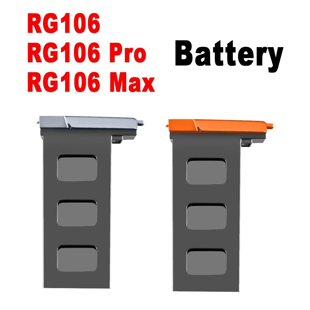 แบตเตอรี่โดรน RG106 แบตเตอรี่ดั้งเดิมของโดรน RG106 Pro 7.4V 3800mAh 28 นาทีเวลาบิน RG106 อุปกรณ์เสริ
