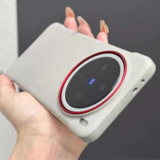 Frameless Ultra Slim หนังเนื้อ Hard pc กรณีด้านหลังสําหรับ Vivo X300 X200 Ultra/X200 Pro/X200 Pro Mini x200 FE หรูหราฝาครอบแม่เหล็ก