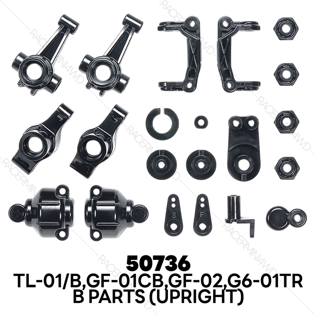 TAMIYA 50736 G6-01.GF-01CB.M-03.TL01,WR-02 B Parts (Upright)