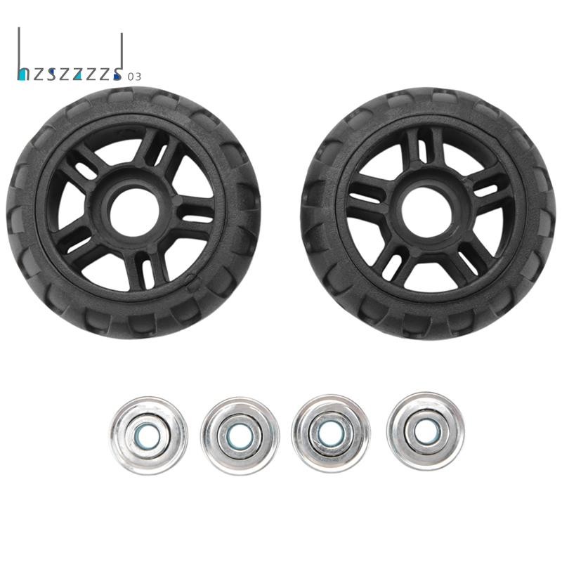 ล้อกระเป๋าเดินทาง 1 คู่กระเป๋าเดินทางเปลี่ยนล้อเพลา Deluxe Repair Deluxe Repair เครื่องมือล้อเลื่อน