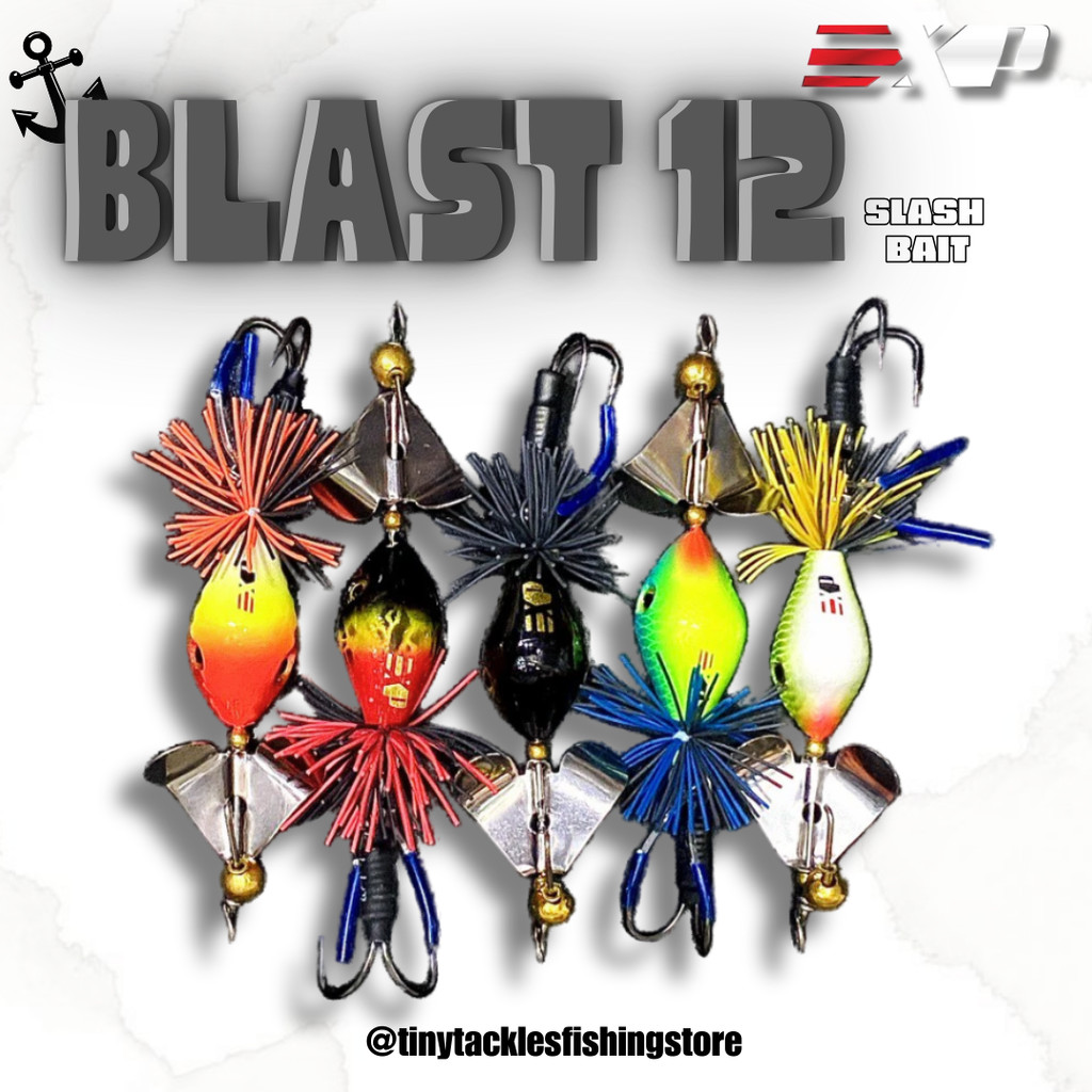 EXP BLAST 12 Slash เหยื่อ Buzzbait ULTIMATE สําหรับตกปลา Snakehead Toman Haruan Bujuk Splash เหยื่อต