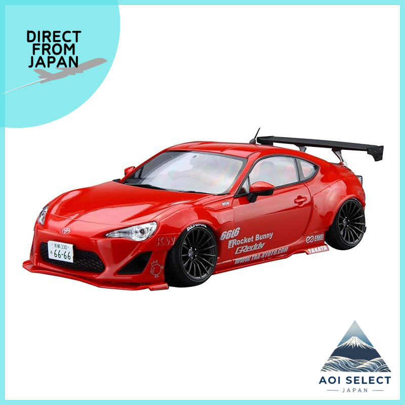 Aoshima Bunka Kyozai 1/24 The Tuned Car ZN6 TOYOTA 86 '12 GREDDY & ROCKET BUNNY ENKEI Version Plasti