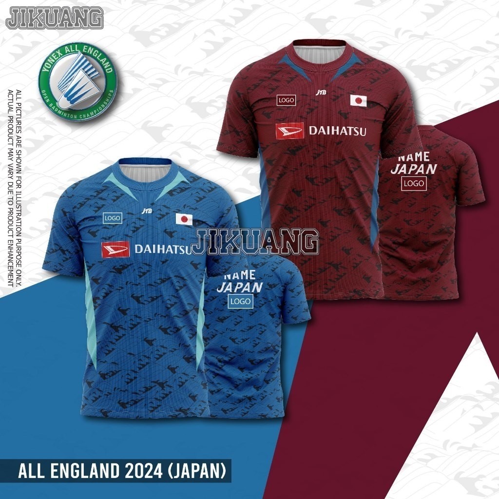 Badminton JERSEY JAPAN (ALL ENGLAND 2025), BADMINTON SHIRT JAPAN 2025