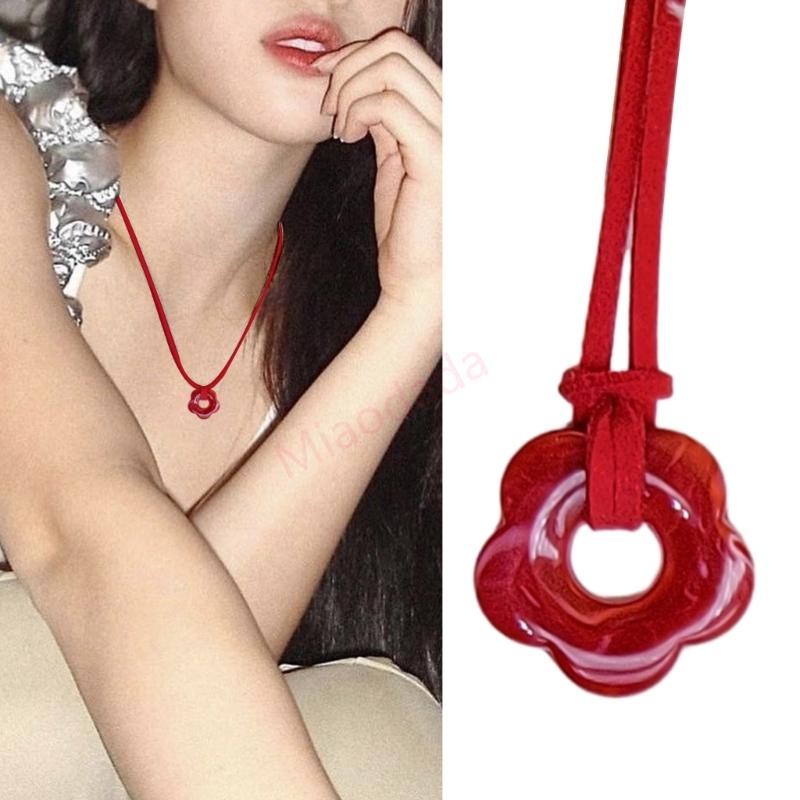 Mdd Simple Hollow ดอกไม้สร้อยคอจี้ Choker แฟชั่นคอเครื่องประดับ