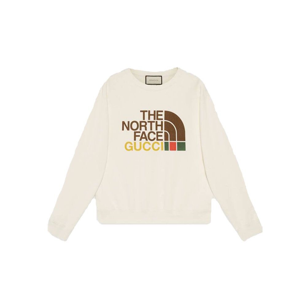GUCCI x The North Face Cotton Sweatshirt Beige Unused