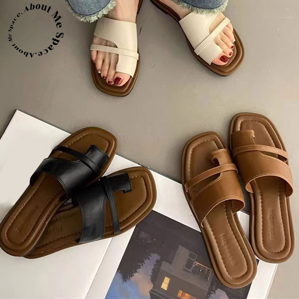 รองเท้าแตะผู้หญิงดีไซน์ใหม่ สไตล์โรมันสำหรับวันหยุด