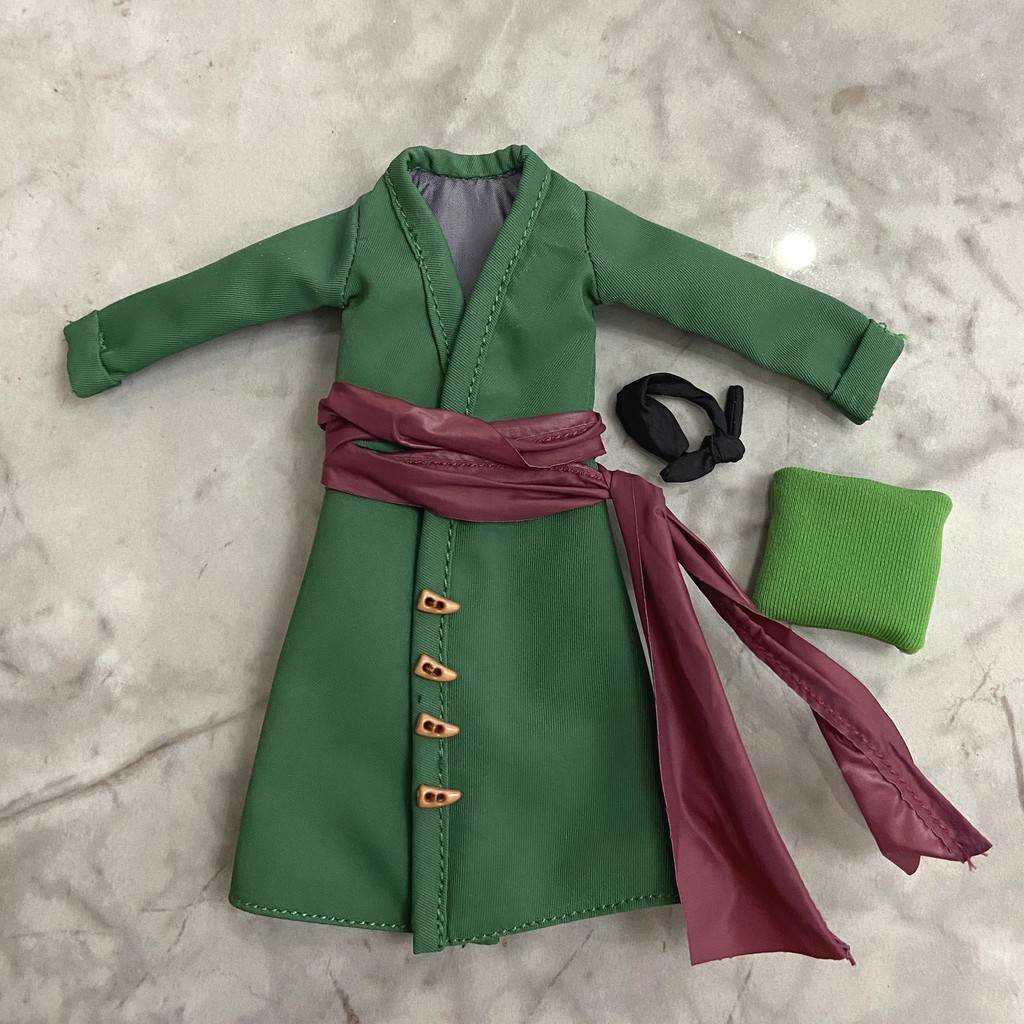 (เฉพาะเสื้อผ้าไม่มีตุ๊กตา) Shf One Piece Roronoa Zoro East Sea Zoro เสื้อผ้ากระโปรงผ้าอุปกรณ์เสริมกระเป๋า