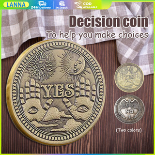 ร้านอยู่ที่ไทย เหรียญช่วยตัดสิน 4ซม.yes or no เหรียญที่ระลึก…