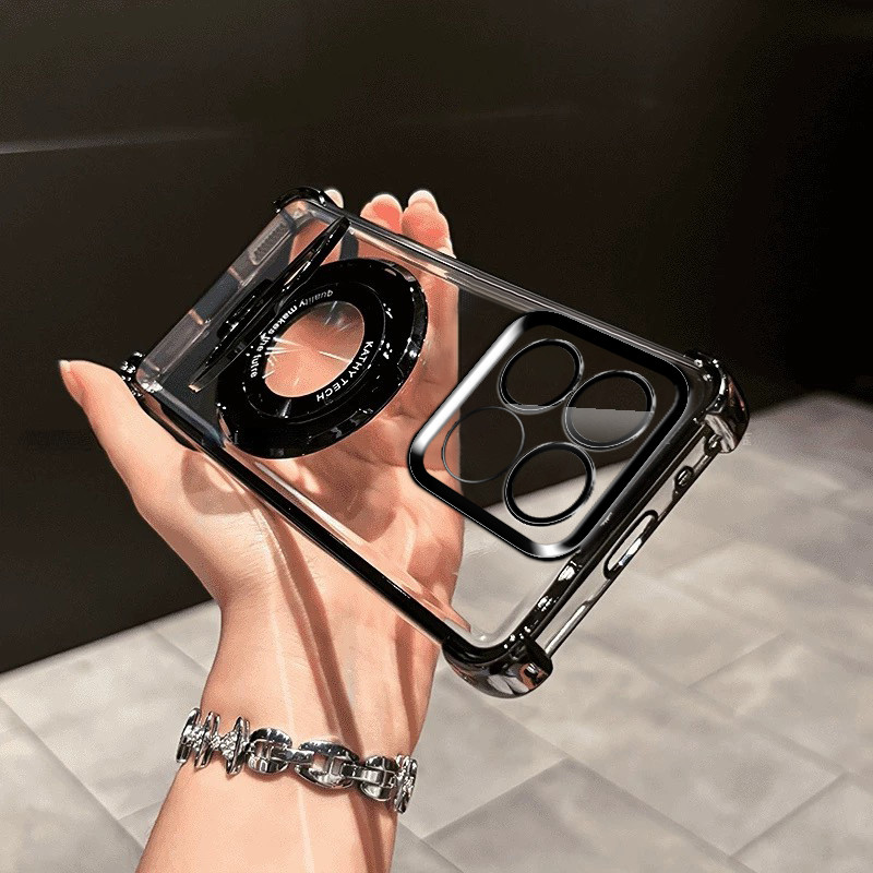 เคส Xiaomi 14T 14T Pro Bracket TPU เคสโทรศัพท์มือถือโปร่งใสป้องกันการล่มสลาย