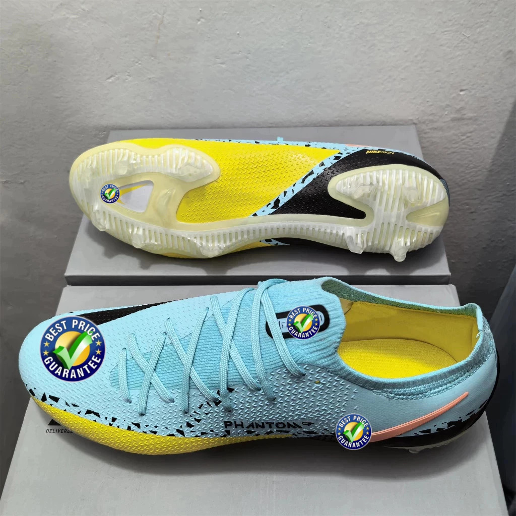 Gt2 Elite Fg 39-45 รองเท้าฟุตบอลถักกลางแจ้งสําหรับผู้ชายรองเท้าฟุตบอลกันลื่นและทนต่อการสึกหรอCOD