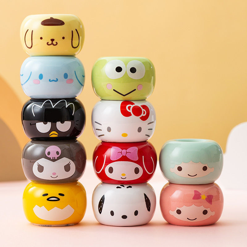 Hello Kitty ที่วางแปรงสีฟันเซรามิก ลายซินนามอนสุนัข มินิน่ารัก
