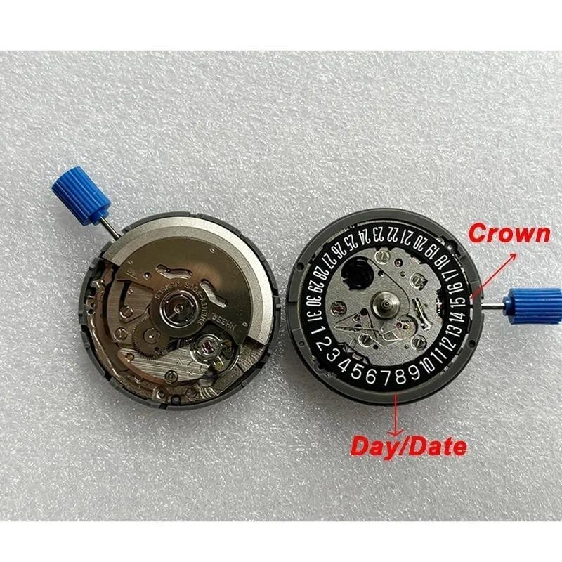 Zx ญี่ปุ่น Nh35 Movement Crown ที่ 3.8 3 6 Nh35A สีดําวันที่อัตโนมัตินาฬิกา Dial Mods ซ่อมช่างซ่อมนาฬิกา