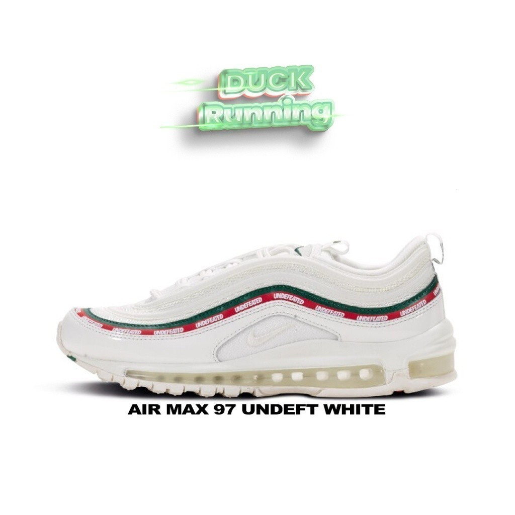 Hot UNDEFEATED Air Max 97 อย่าถามสําหรับรองเท้าบาสเก็ตบอลสีขาวลําลอง