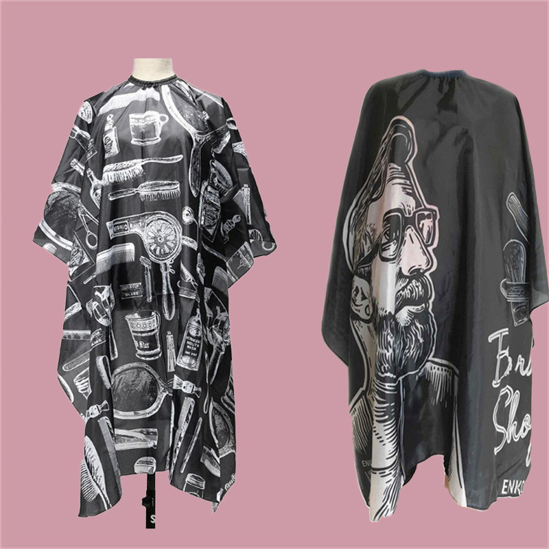 Hairdressing Hair Cape กันน้ํา Salon ช่างทําผม Cape ตัดผมไม่ติด Capes Hairdressing ผ้ากันเปื้อน