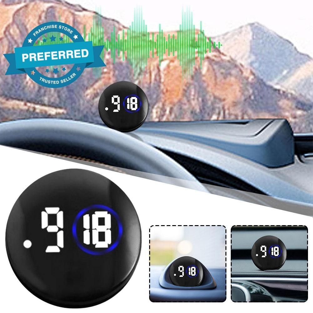 นาฬิกาดิจิตอลในรถยนต์ Touch Sensing Display F1q3