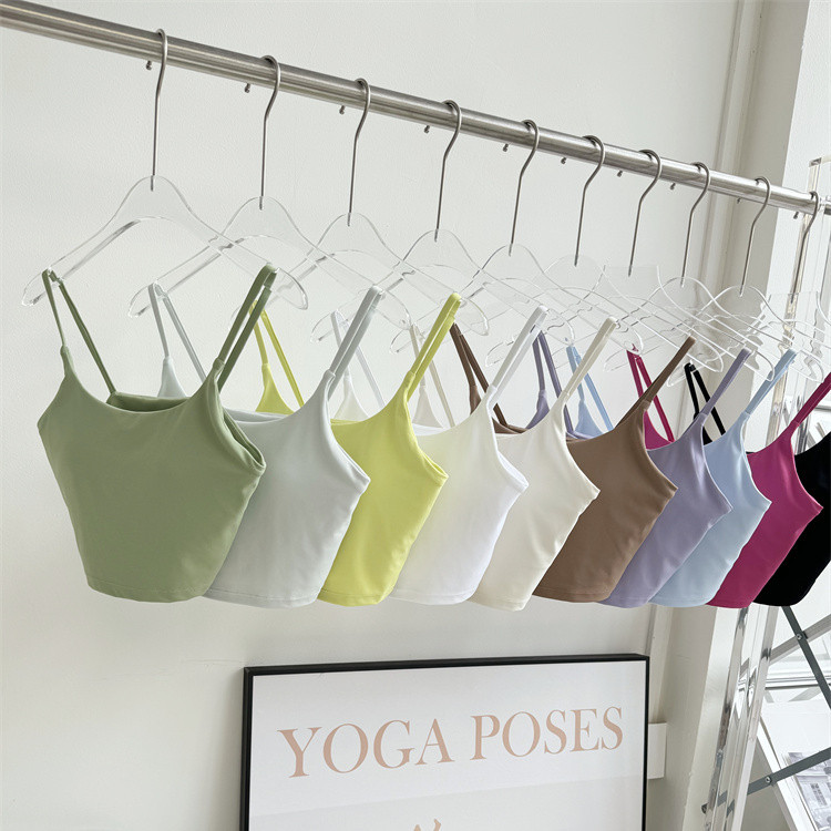 MAGIEYOGA(เบาะคงที่) สปอร์ตบราแฟชั่นเซ็กซี่ความงามกลับ Breathable Bra โยคะฟิตเนส