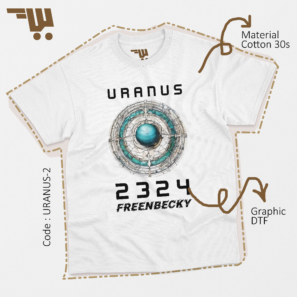 🍃HOT Monica - URANUS 2324 Freenbecky T-Shirt Code URANUS-2  Cotton Comfortable2024