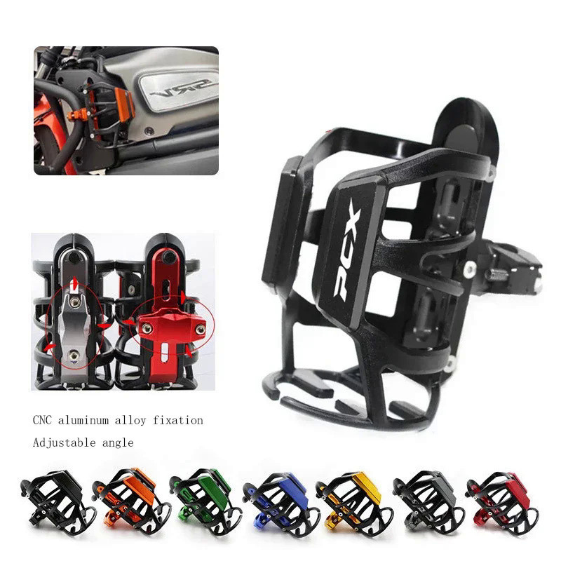 สําหรับ HONDA PCX150 PCX125 รถจักรยานยนต์ CNC เครื่องดื่มขวดน้ําเครื่องดื่มที่วางแก้ว Mount