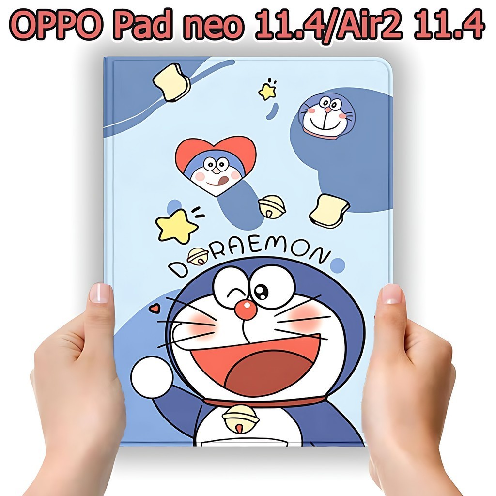 21 รูปแบบใหม่ เคสฝาพับ เคส OPPO Pad neo 11.4 Pad Air2 11.4 หมุนได้ 360 ° เคสหนัง PU ที่เสียบปากกาด้านขวา