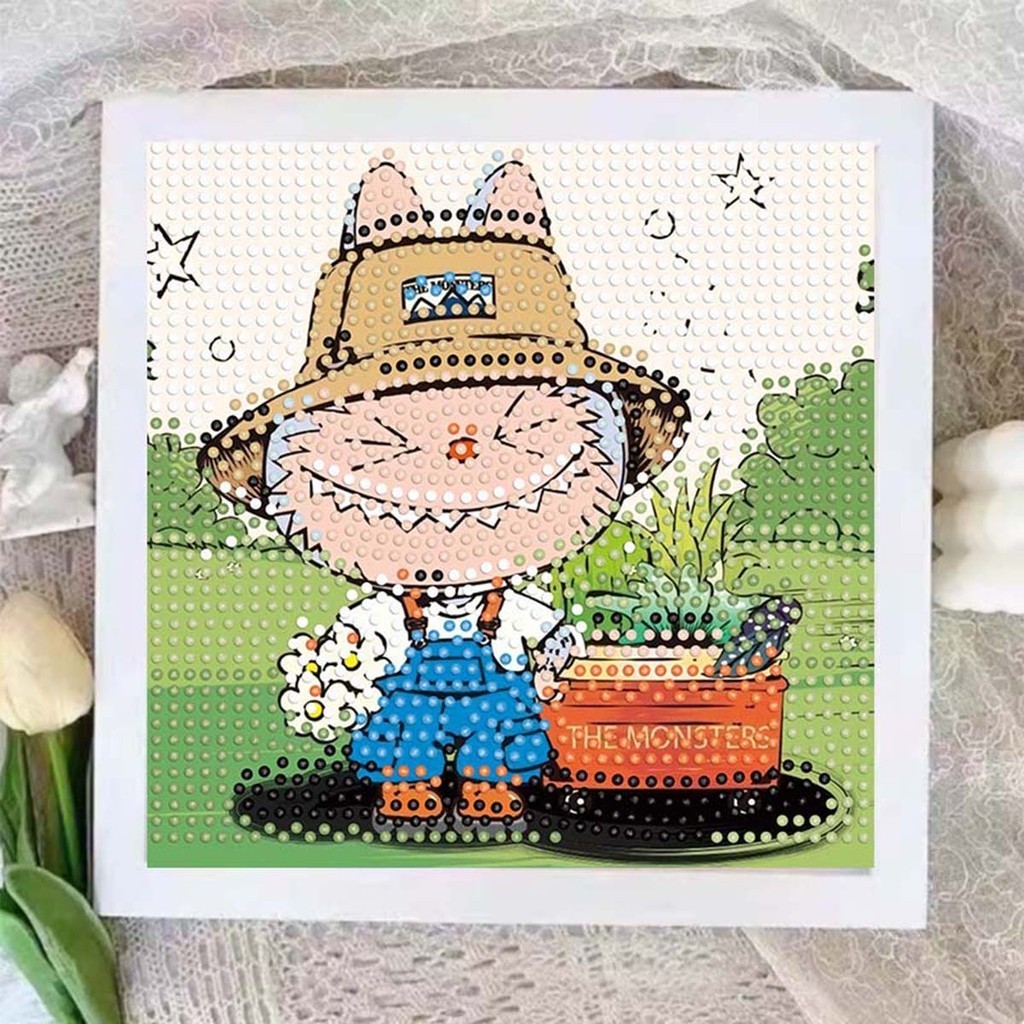 Valentine's Dayภาพครอสติสคริสตัล ภาพวาดเพชร diamond painting DIY ภาพปักเพชร/ภาพวาดปักเพชร ภาพติดเพชรพร้อมกรอบรูป ของขวัญ - รูปที่ 6