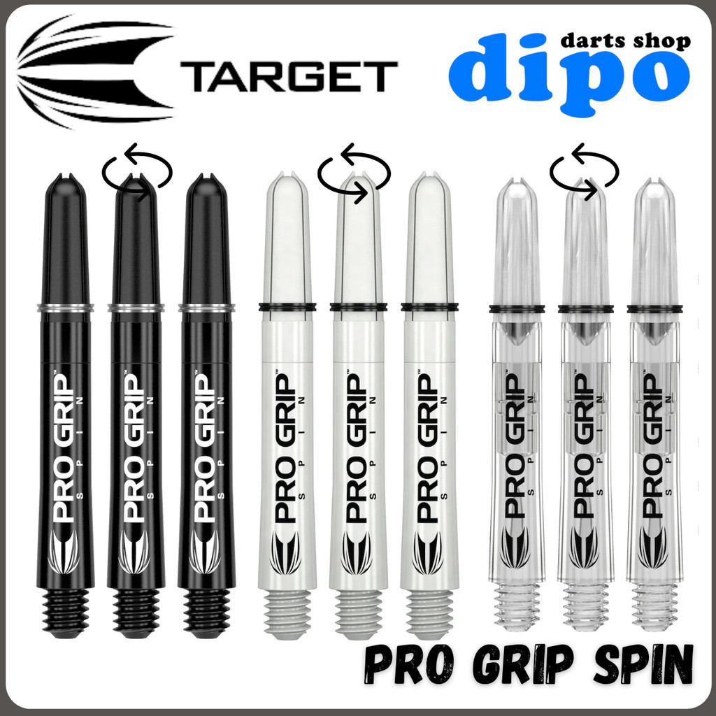 TARGET PRO GRIP Spin Shaft (9pcs)【 SPIN 】 - TARGET Darts Shaft