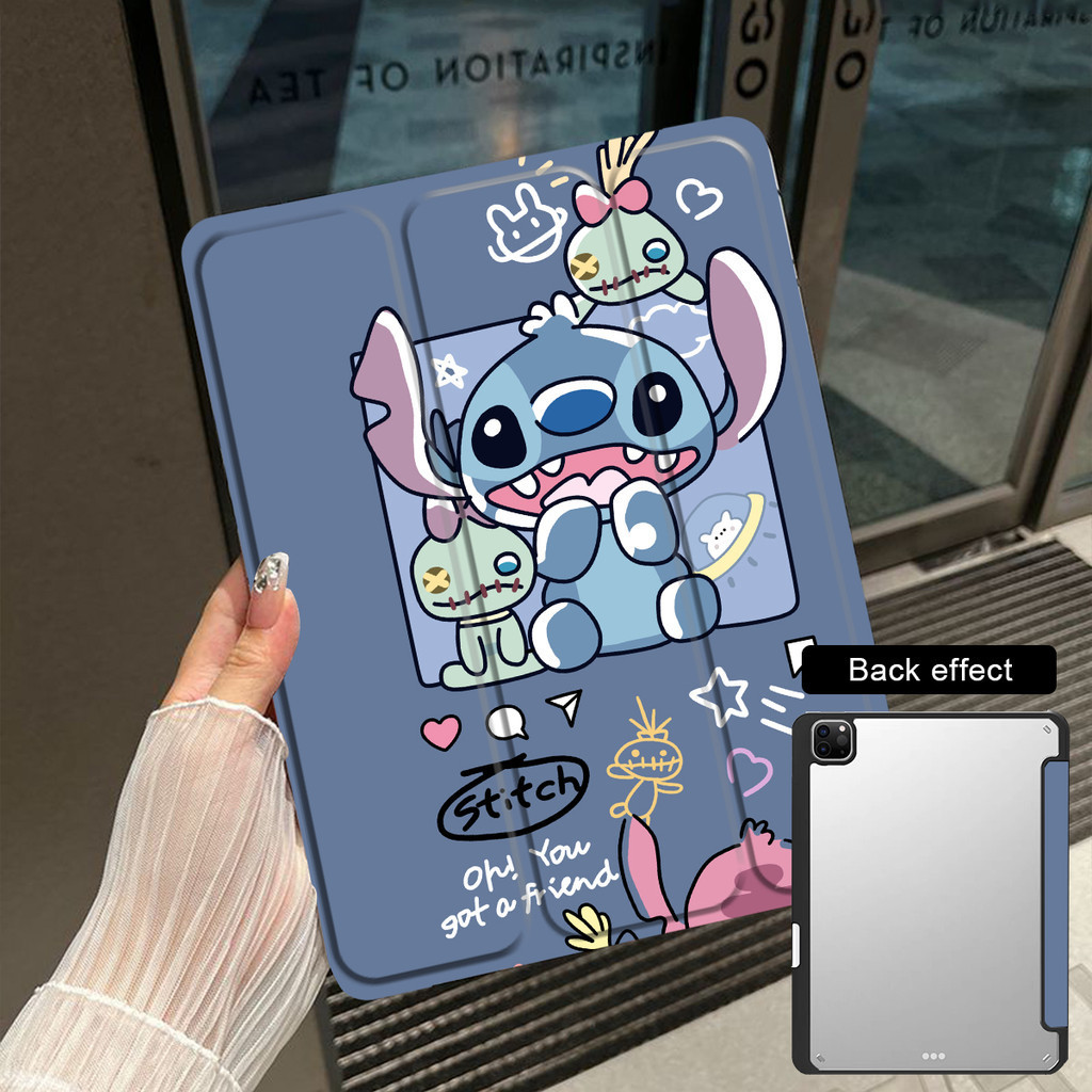 พร้อมจัดส่ง HD ด้านหลังโปร่งใส วัสดุอะคริลิค 10th Air4 air5 Air6  pro11 mini4/5/6 ชาร์จปากกาด้านขวา gen9 gen8 gen7 6 - รูปที่ 5