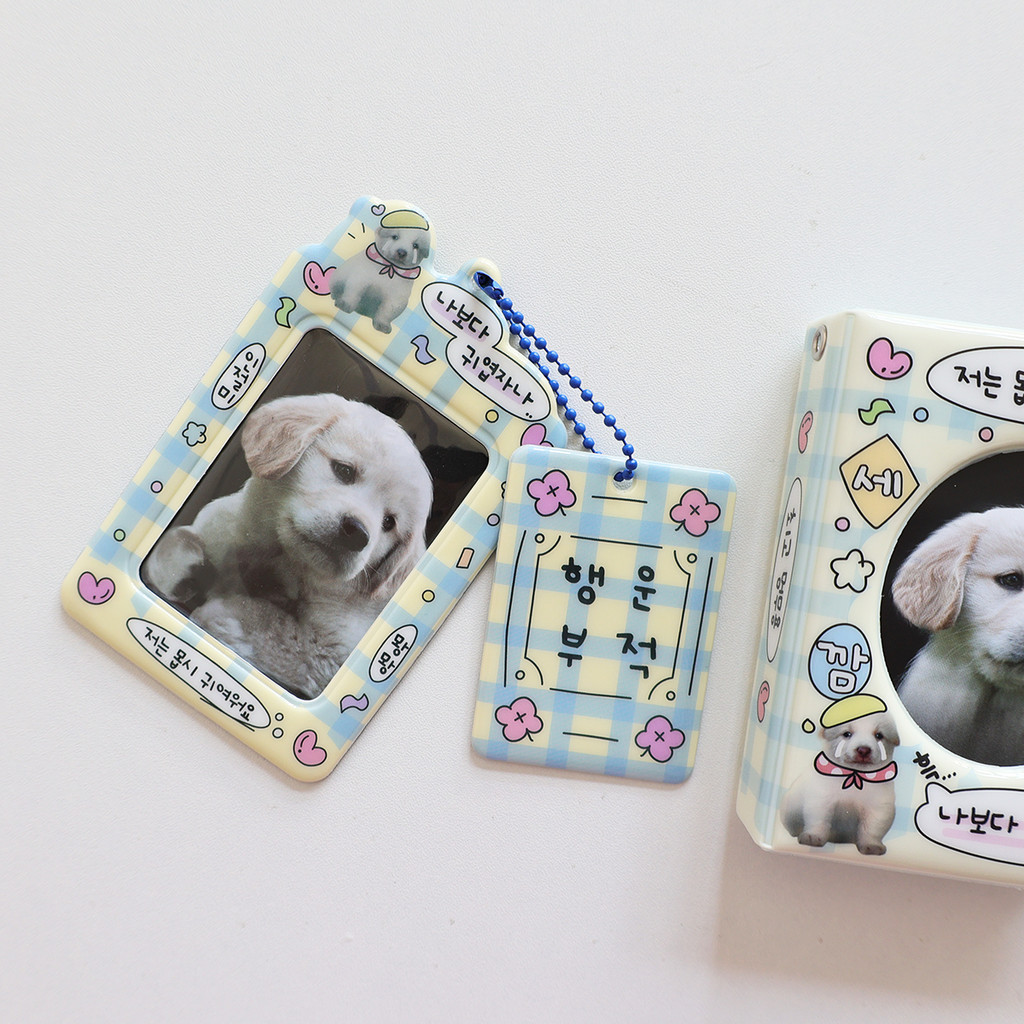 Galicici เกาหลีสัตว์น่ารักเกาหลีชุดการ์ด/PVC Star Chaser Love Bean Storage 3 นิ้วการ์ดขนาดเล็กข้าวกระเป๋าเป้สะพายหลังจี้จอแสดงผล