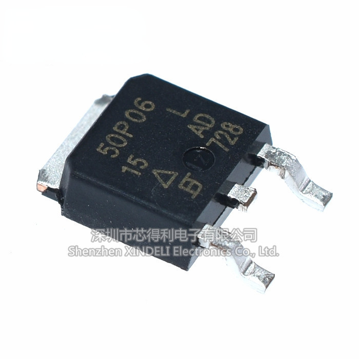 Sud50p06-15l 50P06 50A 60V P Channel Patch TO-252 MOS Field Effect Management ใหม่เอี่ยมพร้อมสต็อก