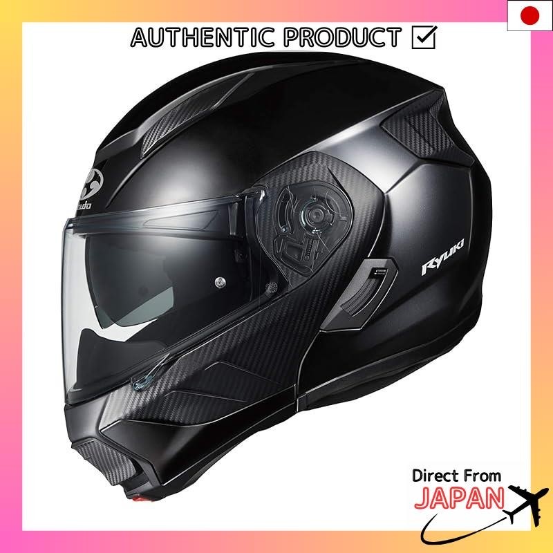 OGK KABUTO Bike Helmet System RYUKI Black Metallic (Size: XL)