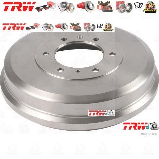 TRW จาน ดรัมเบรค 1 ใบ จานเบรคหลัง ดรัมเบรคหลัง เหล็กเกรด GG20 DB7088 ISUZU D-MAX 4WD Hi-lander ปี 20