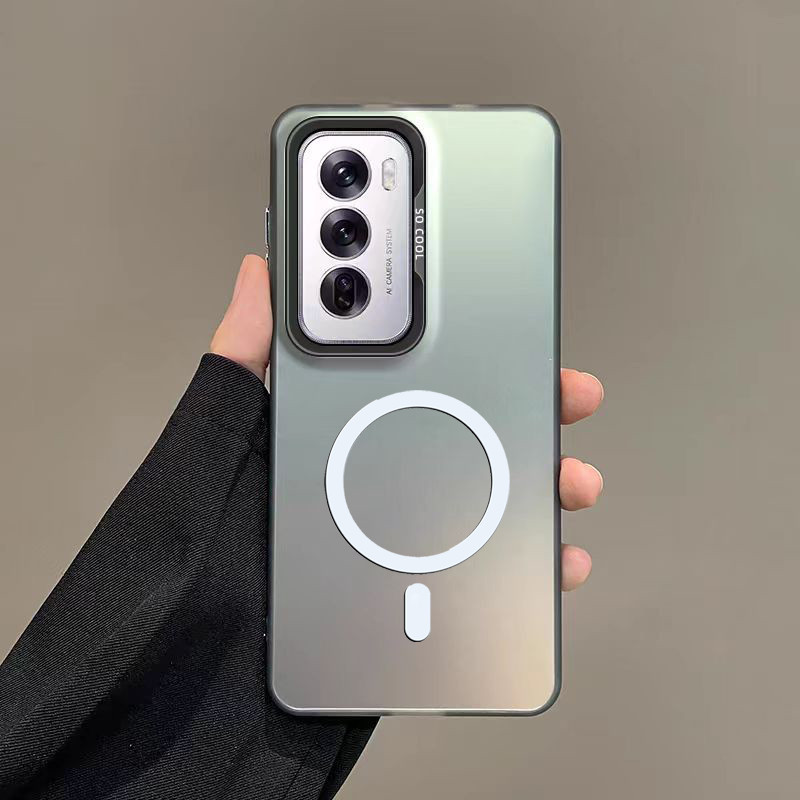 เคสโทรศัพท์ OPPO Reno 12 / Reno12 Pro ปกแฟชั่นสีสันสดใส เคสซิลิโคน TPU รองรับการชาร์จไร้สายแบบแม่เหล็ก