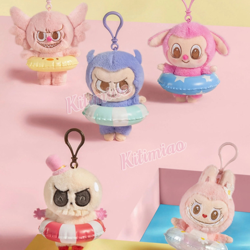 Kitimiao [Park Limited] THE MONSTERS Party Series - แหวนว่ายน้ําจี้ตุ๊กตากล่องตาบอดของเล่นอินเทรนด์