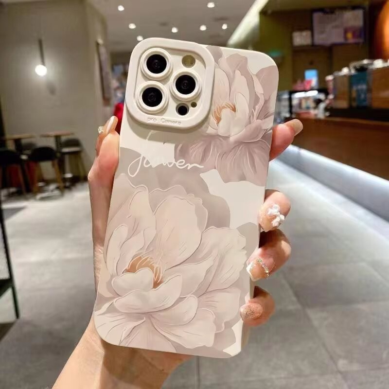 ภาพวาดสีน้ํามันดอกไม้สําหรับ Xiaomi Mi 11 Lite 5G 14 13T 13 12T 12X 12 Pro Poco C65 X6 X5 X3 F5 F6 M6 Pro กันกระแทกซิลิโคนนุ่มฝาครอบ