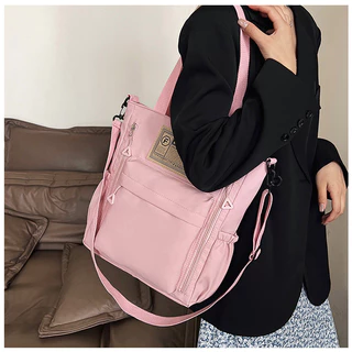 Laber LEE Tote Bag Womens Folding Capacity Bag Waterproof Gym Handbag Multi Pockets Shoulder Bag