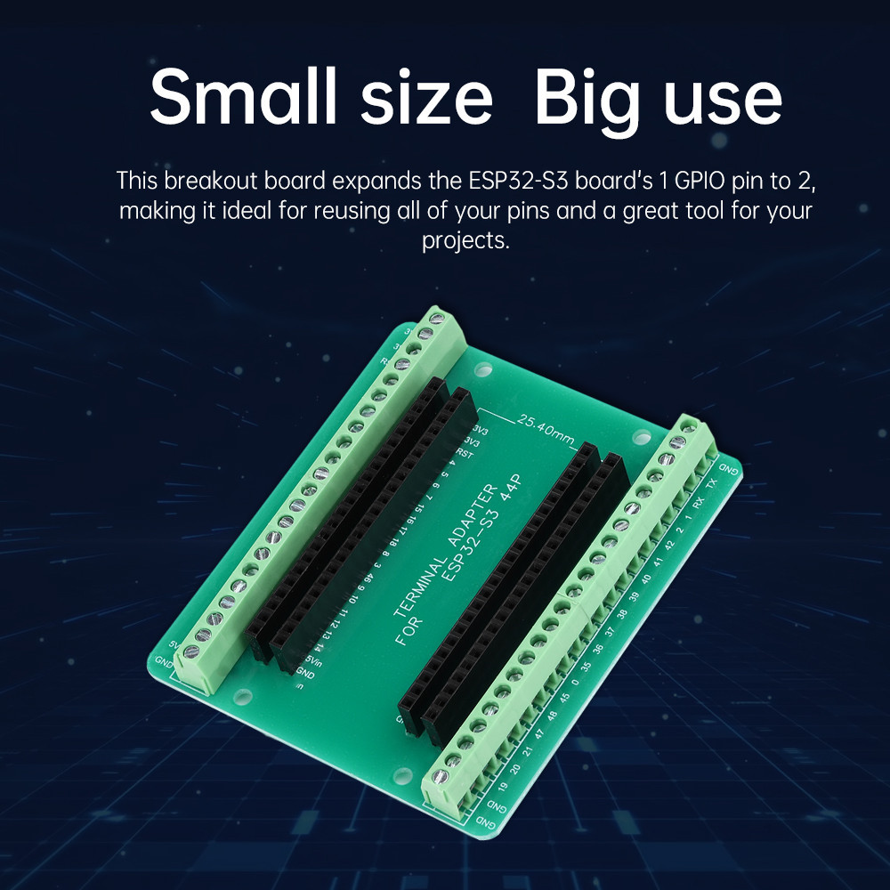 Diymore ESP32-S3 GPIO IoT Development Board บอร์ดขยาย 44Pin เหมาะสําหรับ N8R2/N16R8 - รูปที่ 3