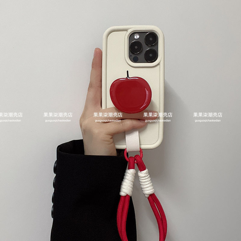 เคสโทรศัพท์สําหรับiphone11 12 13 14 15Pro MAX X XR XS MAXทนต่อการตกIPhone 7 Plus 8 PlusสีแดงApple Br