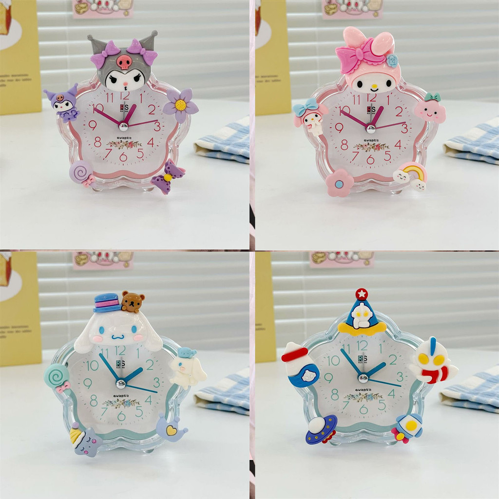 นาฬิกาปลุก Sanrio นักเรียนโดยเฉพาะ Wake-up Handy Tool หอพักนาฬิกาปลุกการ์ตูนน่ารักมูลค่าสูง