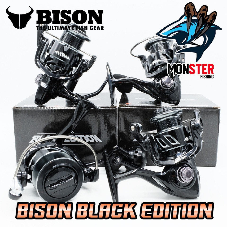 รอกสปินนิ่ง BISON BLACK EDITION 1000/2000/2500/4000 NEW 2021