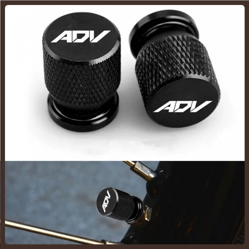 2 ชิ้นเหมาะสําหรับ Honda ADV350 150 160 ดัดแปลงยางดัดแปลงฝาครอบหัวฉีดแกนวาล์วฝาครอบหัวฉีด