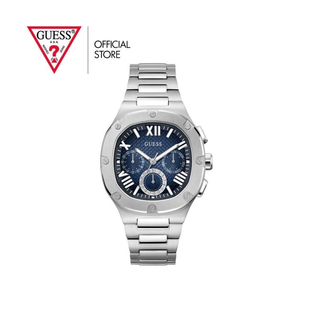 GUESS นาฬิกาข้อมือผู้ชาย รุ่น HEADLINE GW0572G1 สีเงิน