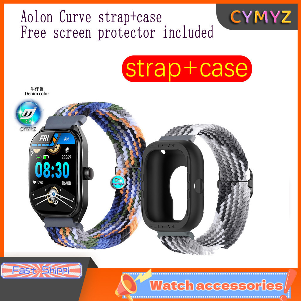 สําหรับสาย Aolon Curve สายไนลอนสําหรับ Aolon Curve สายนาฬิกาอัจฉริยะ สายรัดข้อมือกีฬา Aolon Curve ca