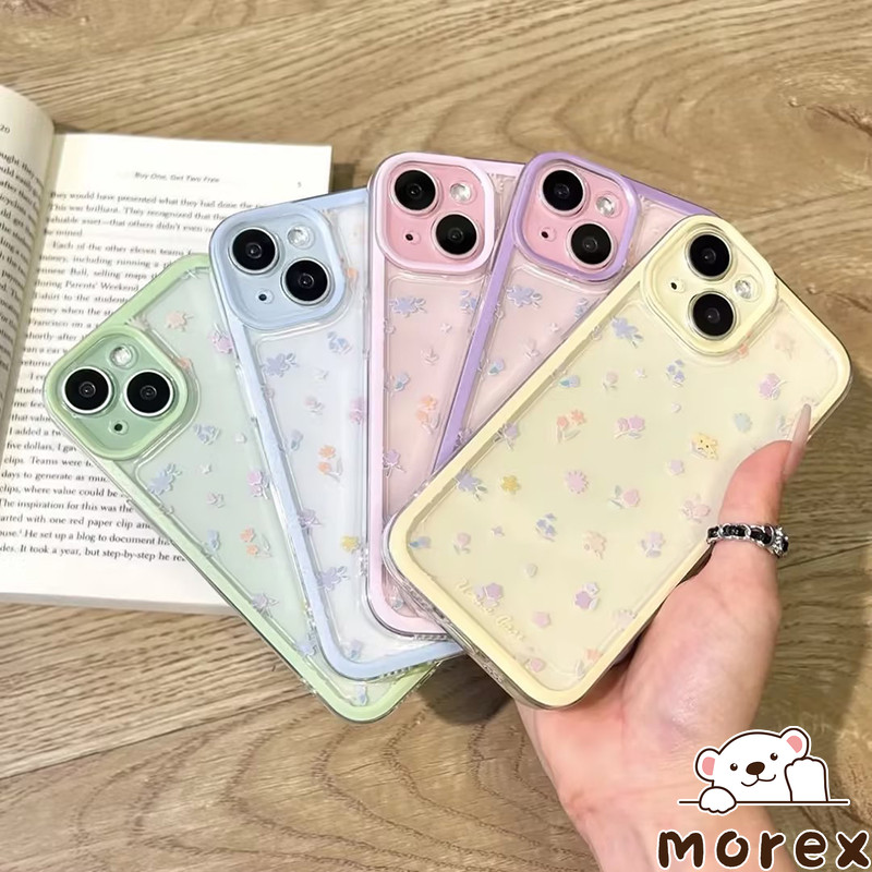 สีสันสดใสเต็มหน้าจอดอกไม้สำหรับ OPPO A12 A5 A15 A7 A58 A5s A38 A17 A78 A36 A57 A16 A51 A9 A76 A1K A53 A3S A54 A31 ปกอ่อน