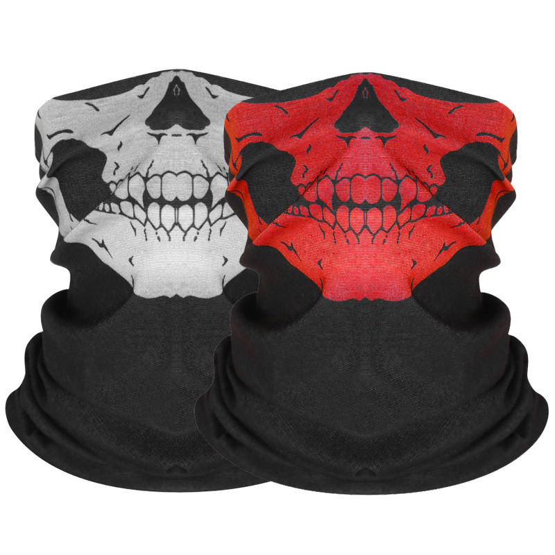 Balaclava Mask Facemask สําหรับ Motorcycle Rider Mask Skull Mask Tube Mask รถจักรยานยนต์สําหรับผู้ชา