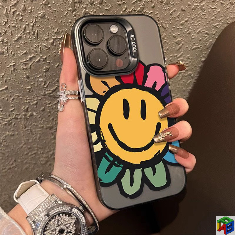 ใช้ได้กับ Apple 15/16/17promax 15 14 เคสโทรศัพท์ SUNFLOWER 11 12 13 11pro Xsmax ดูดี