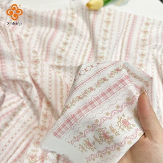 ทําเอง การพิมพ์ดิจิตอลผ้าฝ้ายแท้แถบการ์ตูนสําหรับชุดนอนสตรีเ…