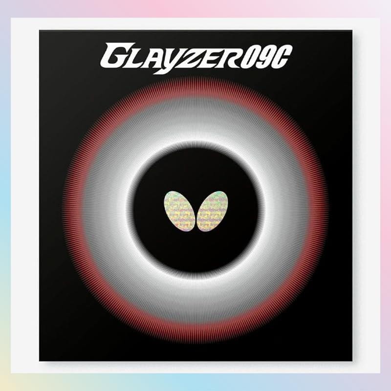 【from Japan】Butterfly Table Tennis Japan Made Rubber Gluey 09C Black (278) Extra Thick 06110
