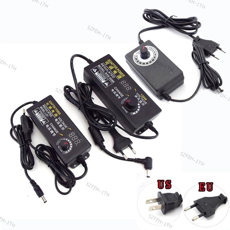 1a 2A 3A 5A 10A ปรับ AC 220V ถึง DC 12V 9V 24V Power Supply Charger 9 V-24 V 3 V-12 V อะแดปเตอร์จอแส