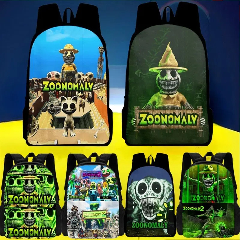 กระเป๋าเป้สะพายหลังเด็ก Zoonomaly 3D กระเป๋านักเรียนประถมการ์ตูนน้ําหนักเบากันน้ํา